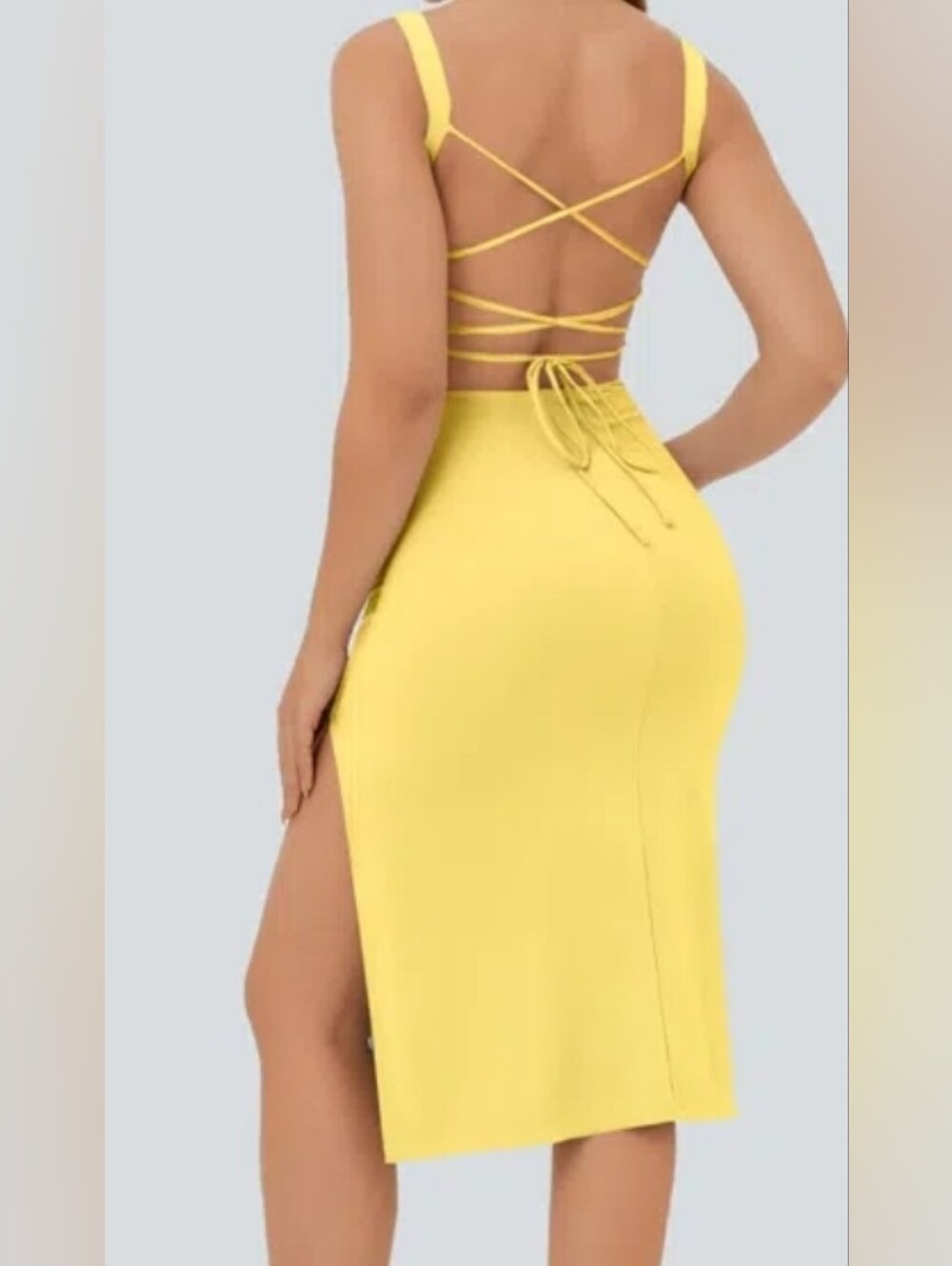 Nwt HALARA Strappy Open Tie Back Dress Vaeious Colors/sizes - Picture 5 of 14